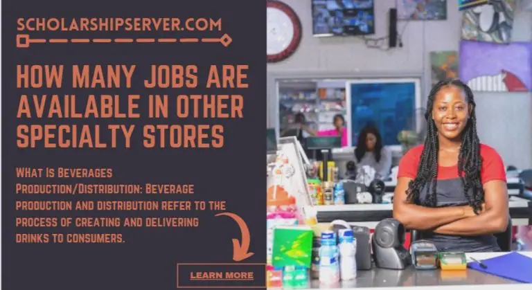 How Many Jobs Are Available In Other Specialty Stores