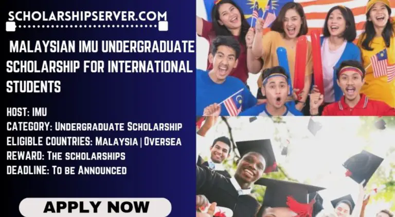 APPLY NOW - 2023/2024 Malaysian IMU Undergraduate Scholarship For International Students