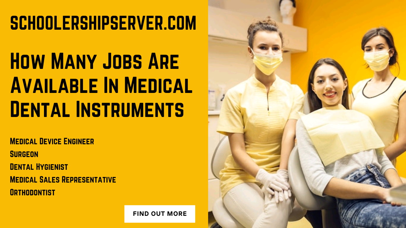 How Many Jobs Are Available In Medical/Dental Instruments