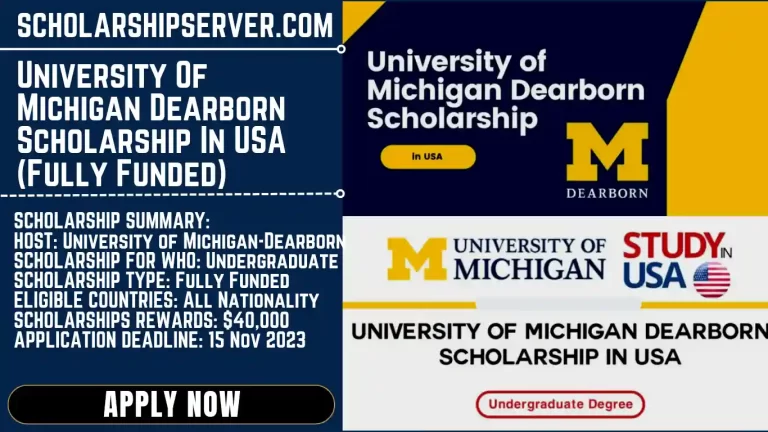 University Of Michigan Dearborn Scholarship