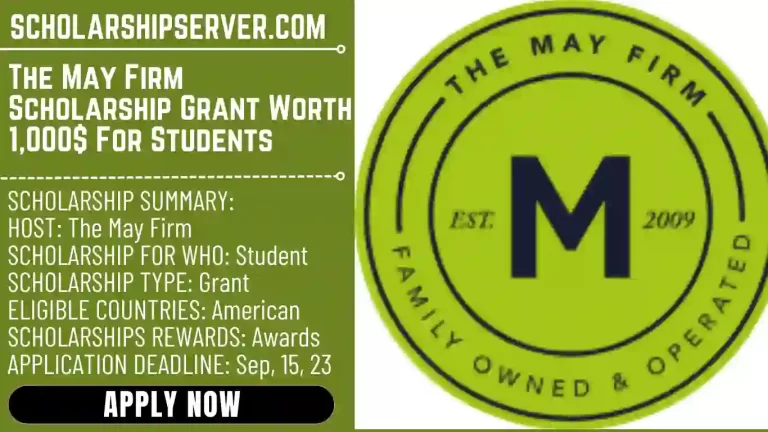 The May Firm Scholarship