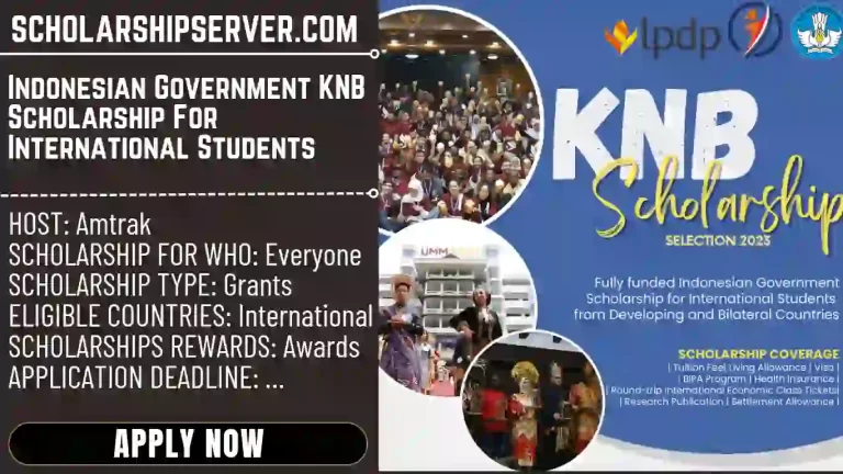 Indonesian Government KNB Scholarship