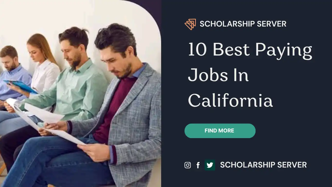 10 Best Paying Jobs In Californian 