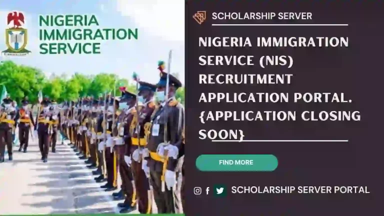 Nigeria Immigration Service (NIS) Recruitment Application Portal