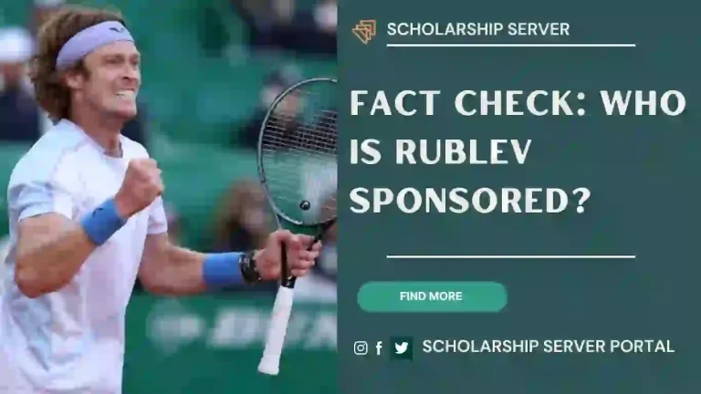FACT CHECK: Who Is Rublev Sponsored?