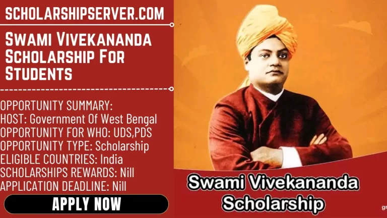 Swami Vivekananda Scholarship For Students