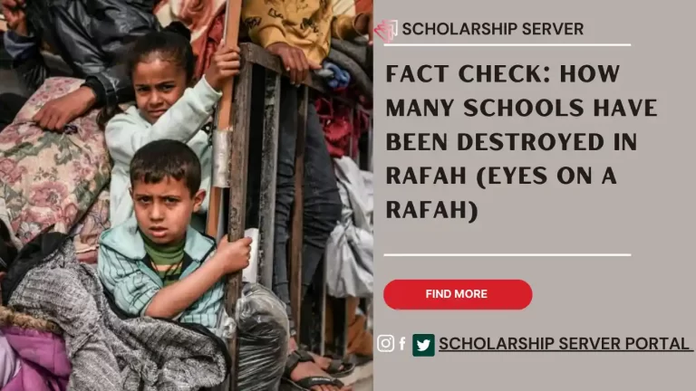 FACT CHECK: How Many Schools Have Been Destroyed In Rafah (Eyes On A Rafah)