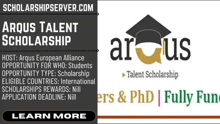 Arqus Talent Scholarship